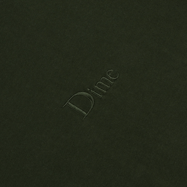 DIME SMALL LOGO TEE - FOREST GREEN