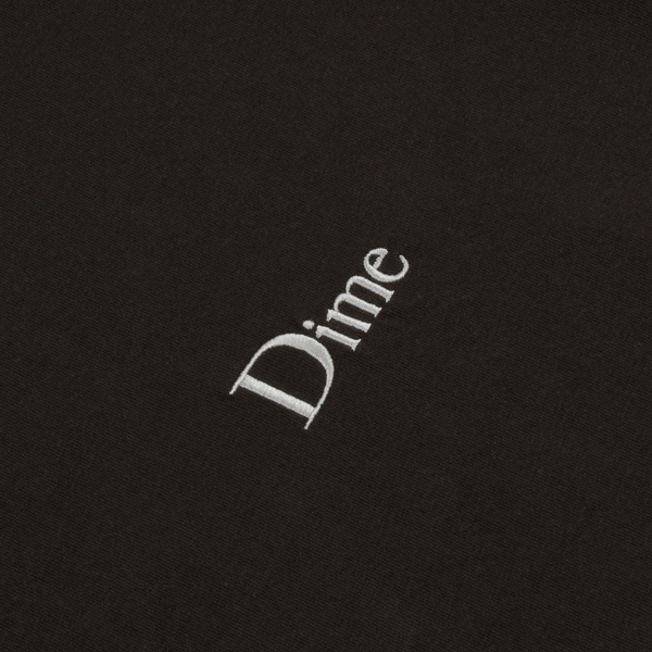 DIME SMALL LOGO TEE - VINTAGE BLACK