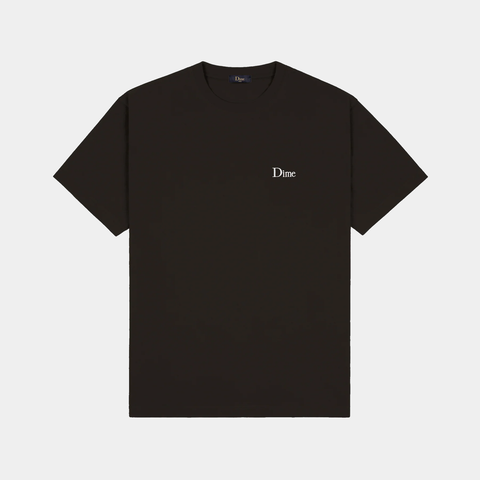 DIME SMALL LOGO TEE - VINTAGE BLACK