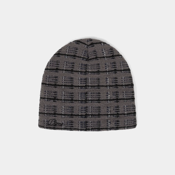 DIME SUPER PLAID SKULLY - CHARCOAL MULTI