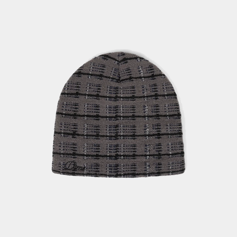 DIME SUPER PLAID SKULLY - CHARCOAL MULTI
