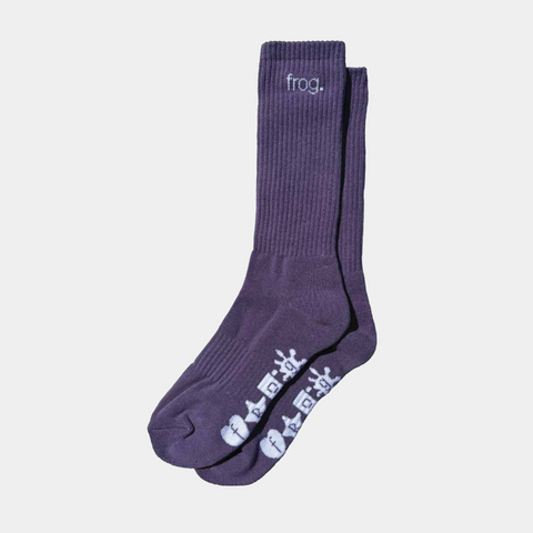 FROG SOCK - PLUM