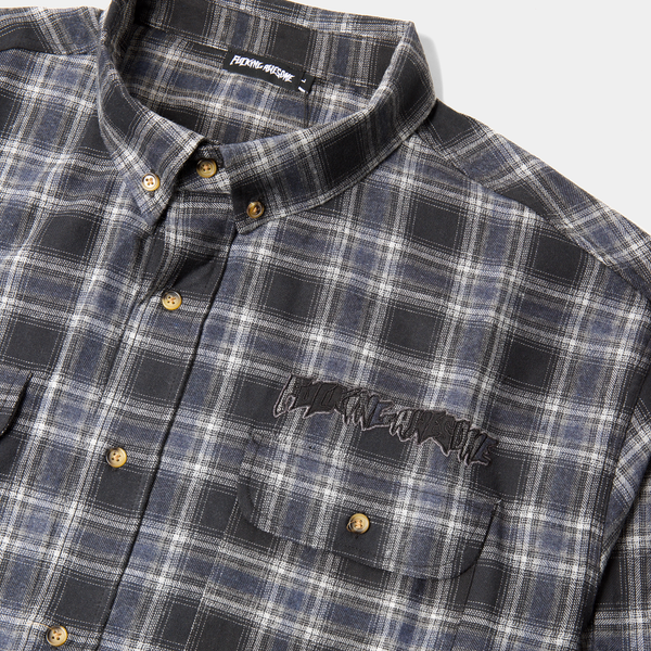 FUCKING AWESOME BRUCE'S FLANNEL - NAVY