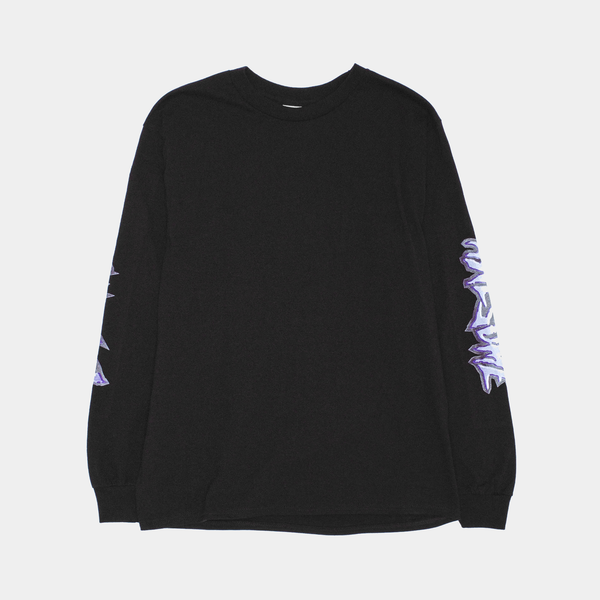 FUCKING AWESOME DEVIL ON A HORSE'S BACK L/S TEE - BLACK