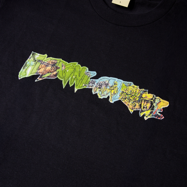 FUCKING AWESOME GIMME SOME TRUTH STAMP LOGO TEE - BLACK