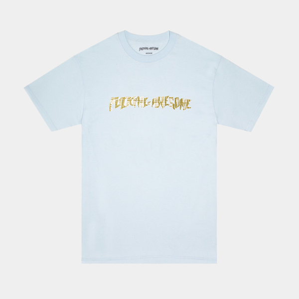 FUCKING AWESOME PLAID PHOTO COPY TEE - CHAMBRAY