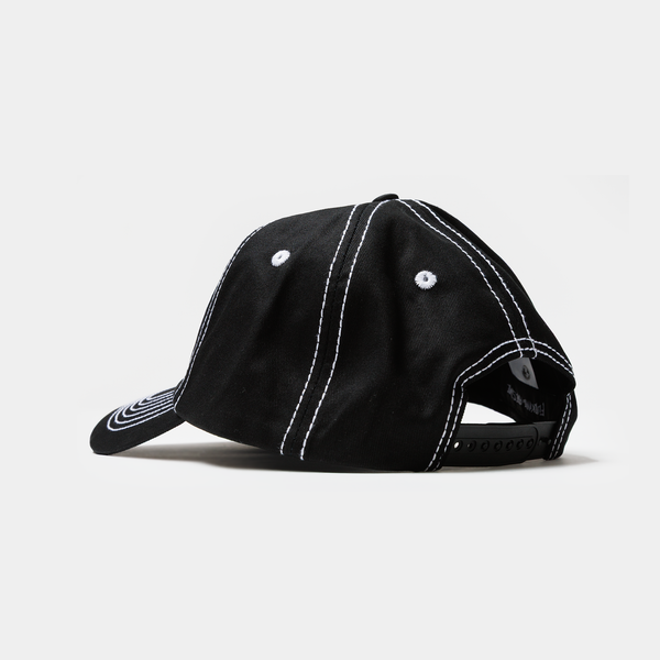 FUCKING AWESOME SEDUCTION CONTRAST STITCH HAT - BLACK
