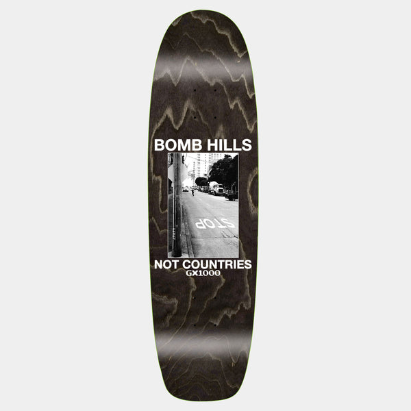 GX1000 BOMB HILLS CRUISER DECK - BLACK