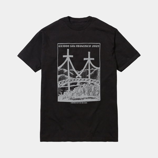 GX1000 CHURCH OF NO RETURN TEE - BLACK