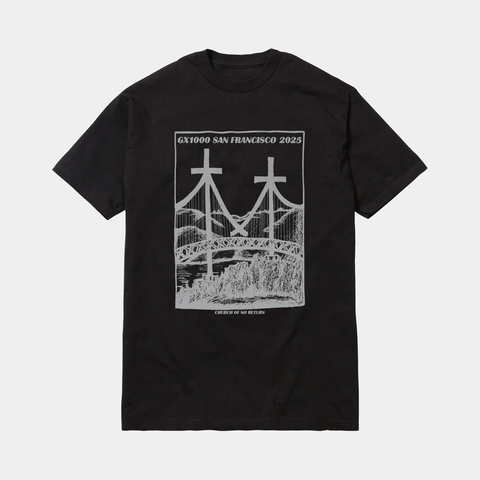 GX1000 CHURCH OF NO RETURN TEE - BLACK