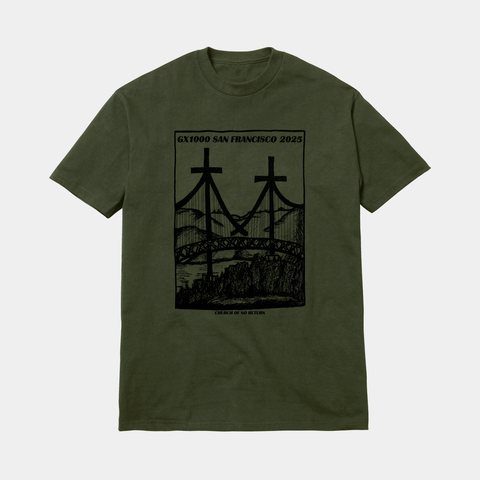 GX1000 CHURCH OF NO RETURN TEE - MILITARY GREEN