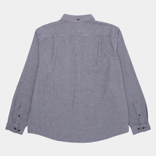 GX1000 HOUNDSTOOTH BUTTON DOWN - BLUE