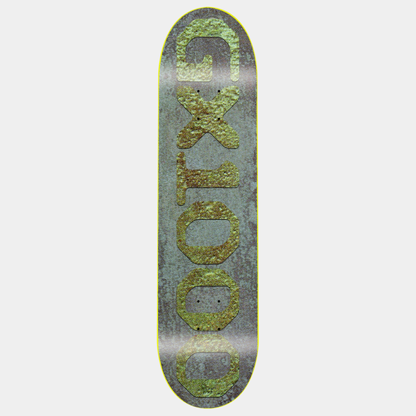GX1000 OG LOGO PATINA DECK - BLUEISH/GREEN