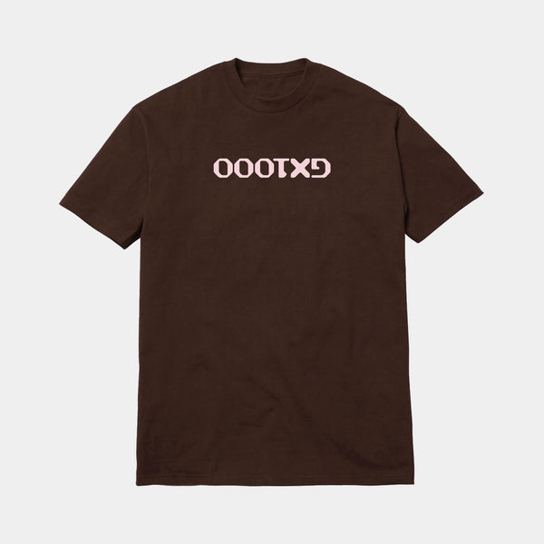 GX1000 OG LOGO UPSIDE DOWN TEE - BROWN