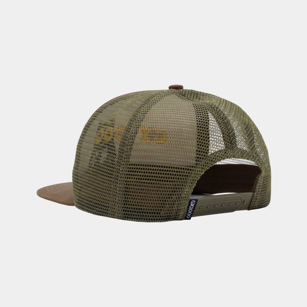 GX1000 OWL TRUCKER HAT - BROWN/GREEN
