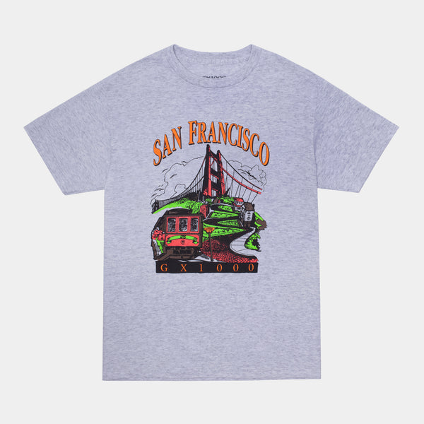 GX1000 TOURIST TEE - HEATHER GREY