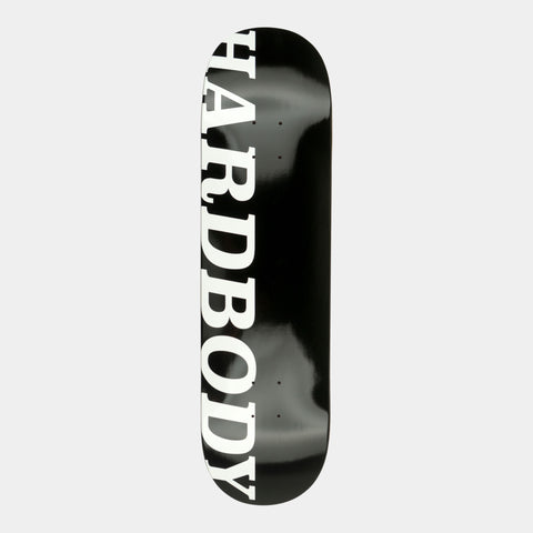 HARDBODY LOGO DECK - BLACK/WHITE