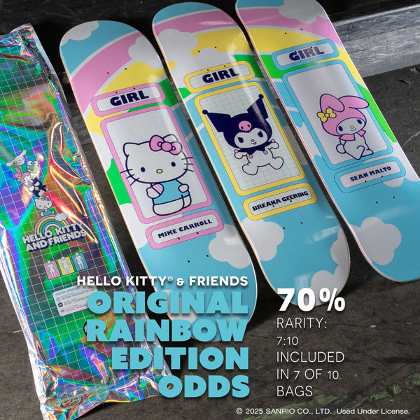 GIRL CARROLL HELLO KITTY RAINBOW BLIND BAG DECK
