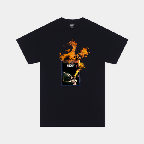 HOCKEY SOUNDS OF SPRING TEE - BLACK