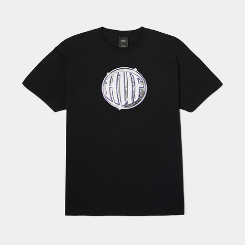 HUF D ZONE TEE - BLACK