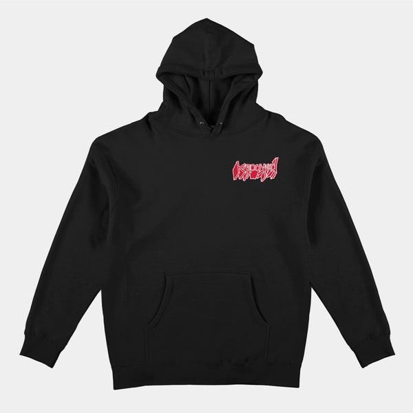 KROOKED VAN WASTELL HOODIE - BLACK