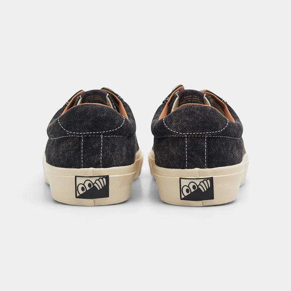 LAST RESORT AB VM001 LO CANVAS - WASHED BLACK/WHITE