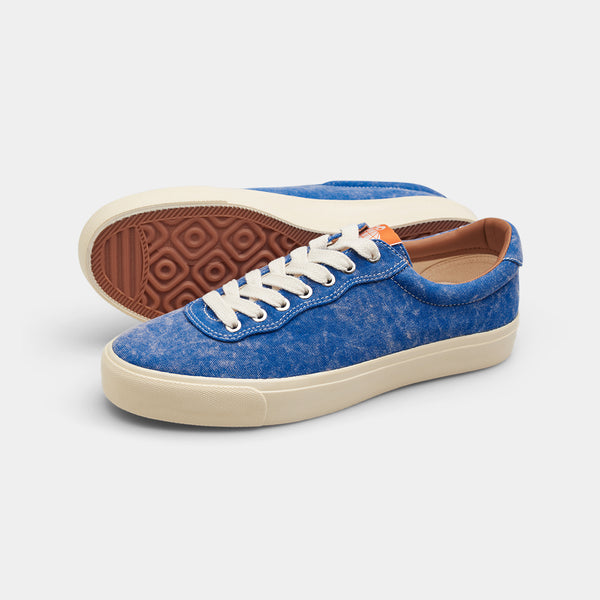 LAST RESORT AB VM001 LO CANVAS - WASHED ROYAL BLUE/WHITE