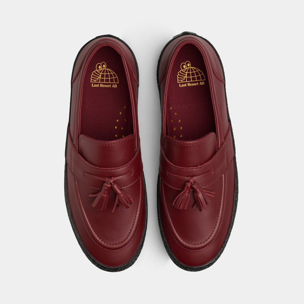 LAST RESORT AB VM005 LOAFER LEATHER - OXBLOOD RED/BLACK - PLA