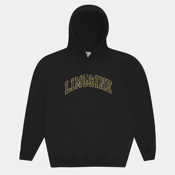 LIMOSINE BLACK VINYL HOODIE - BLACK