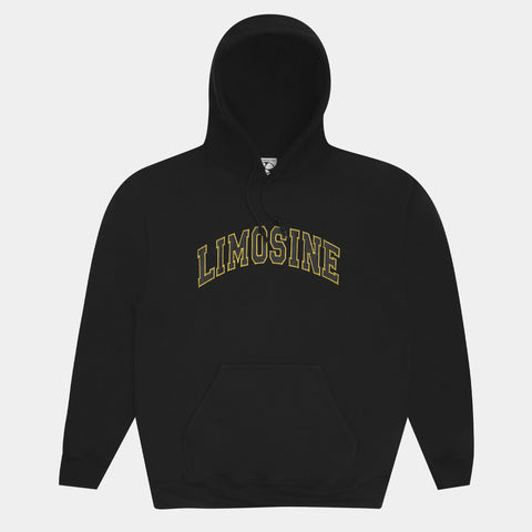 LIMOSINE BLACK VINYL HOODIE - BLACK