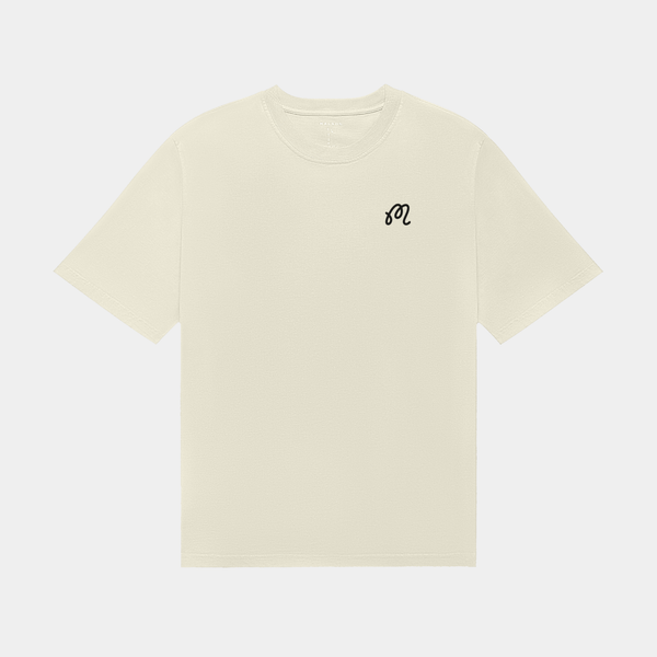 MALBON BERMUDA ORIGIN TEE - CREAM