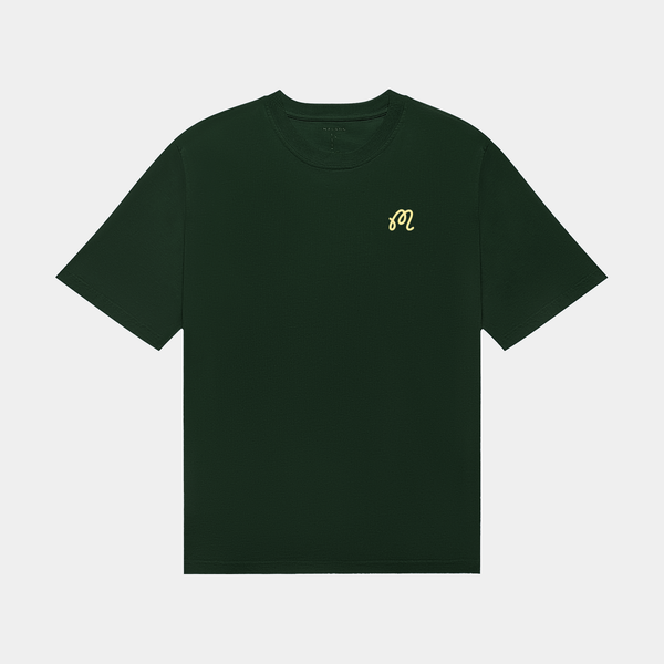 MALBON BERMUDA ORIGIN TEE - DARK OLIVE