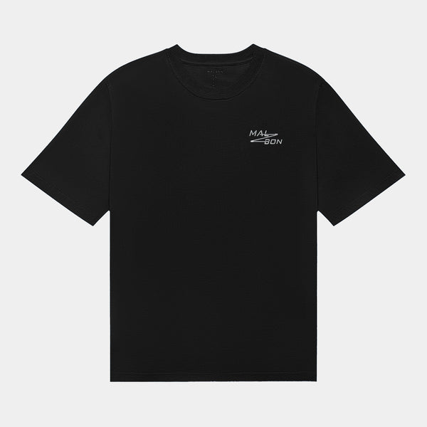 MALBON BERMUDA SPORT UTILITY TEE - BLACK