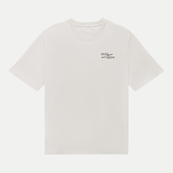 MALBON BERMUDA SPORT UTILITY TEE - IVORY