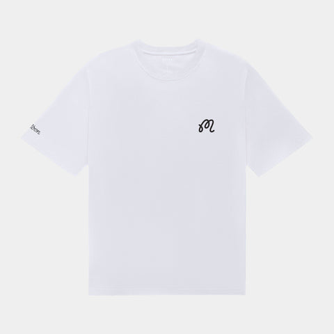 MALBON BERMUDA TEE - WHITE