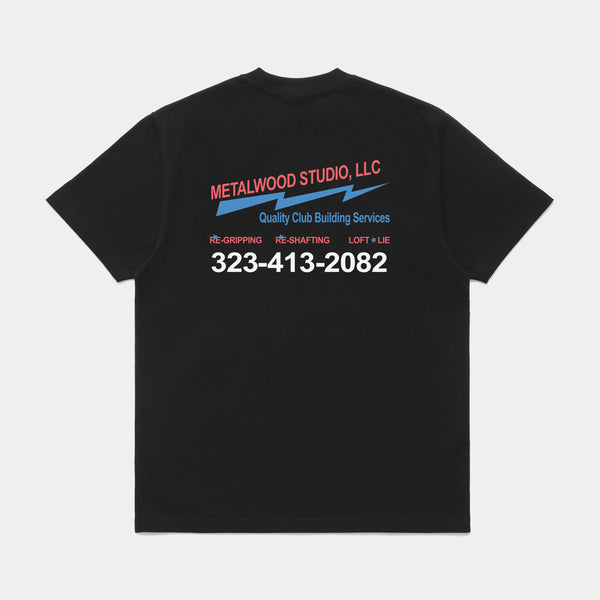 METALWOOD CLUB BUILDING TEE - BLACK