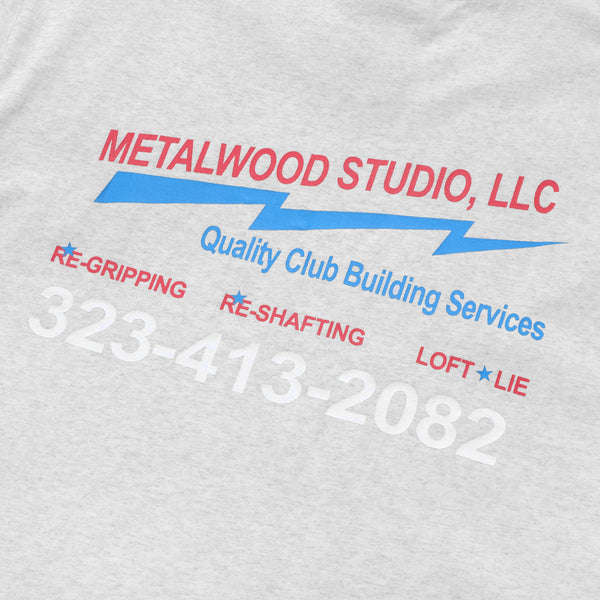 METALWOOD CLUB BUILDING TEE - HEATHER GREY