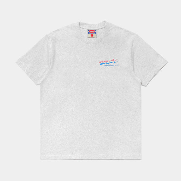 METALWOOD CLUB BUILDING TEE - HEATHER GREY