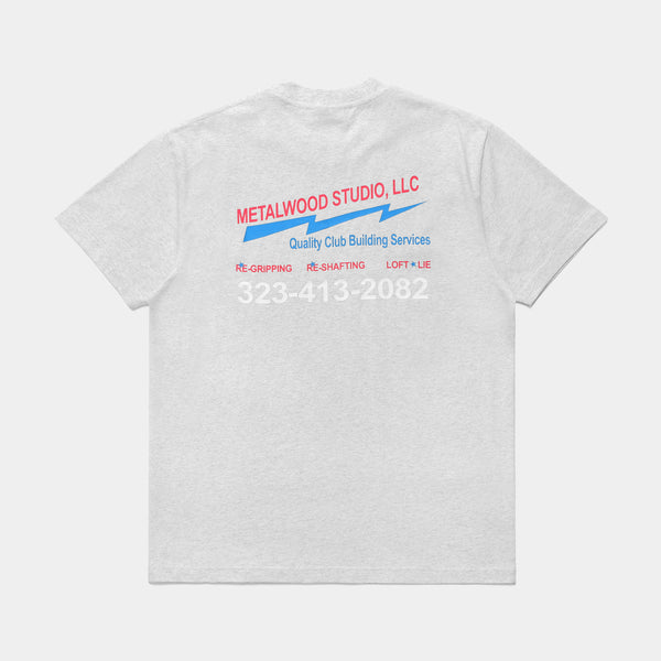 METALWOOD CLUB BUILDING TEE - HEATHER GREY