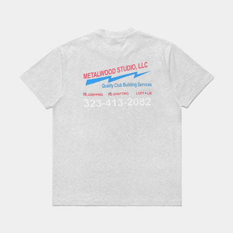 METALWOOD CLUB BUILDING TEE - HEATHER GREY
