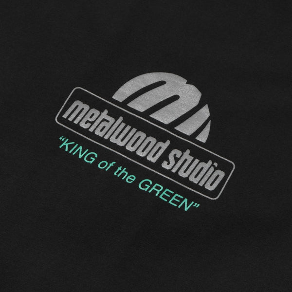 METALWOOD KING OF THE GREENS TEE - BLACK