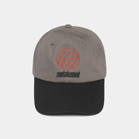 METALWOOD TEAM LOGO DAD HAT - GREY