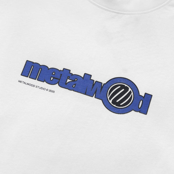 METALWOOD WORD LONGSLEEVE TEE - WHITE