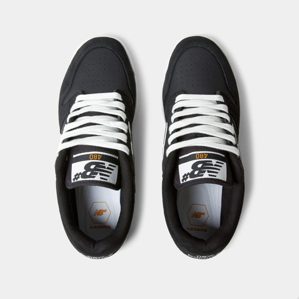 NEW BALANCE 480 - BLACK/WHITE-GUM