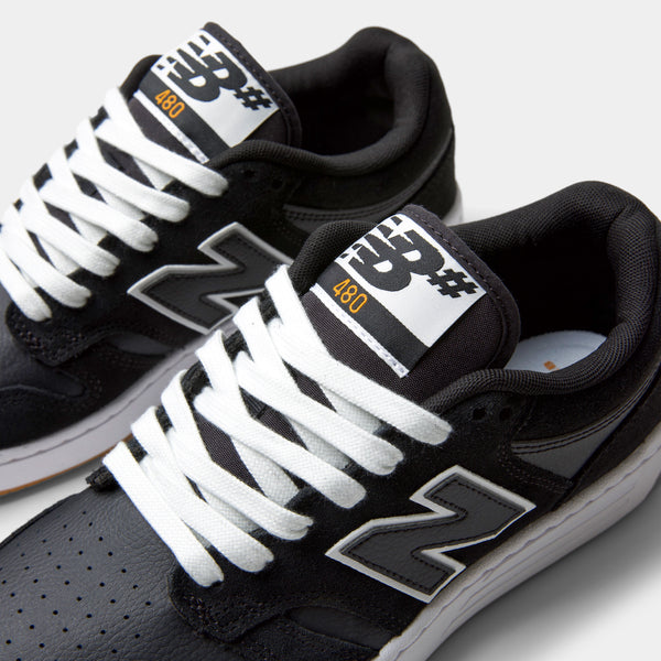 NEW BALANCE 480 - BLACK/WHITE-GUM