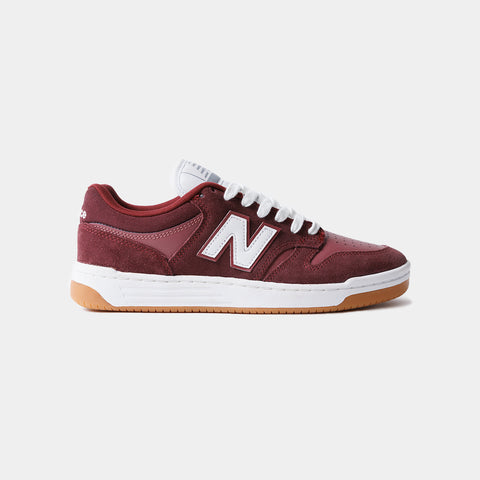 NEW BALANCE 480 - BURGUNDY/WHITE