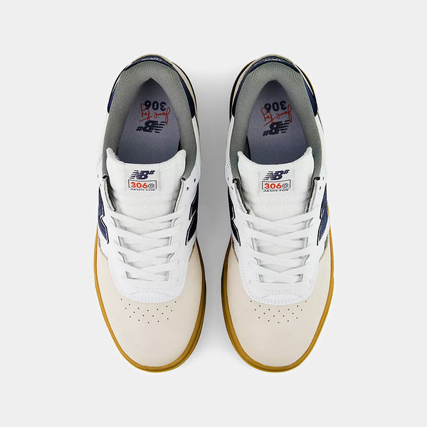 NEW BALANCE FOY 306 CUP  - WHITE/NAVY BLUE