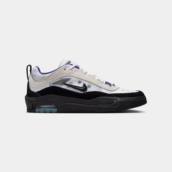 NIKE AIR MAX ISHOD - WHITE/BLACK-COURT PURPLE