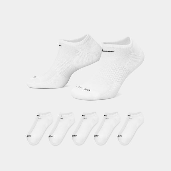 NIKE EVERYDAY PLUS CUSHIONED NO-SHOW SOCK 6-PACK - WHITE