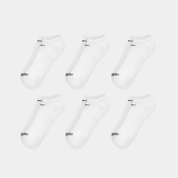 NIKE EVERYDAY PLUS CUSHIONED NO-SHOW SOCK 6-PACK - WHITE